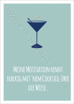 Postkarte - Motivation